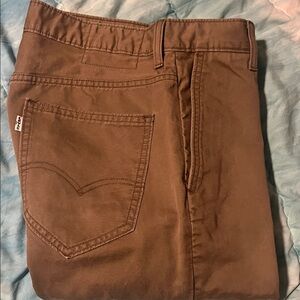 Brown Casual Pants